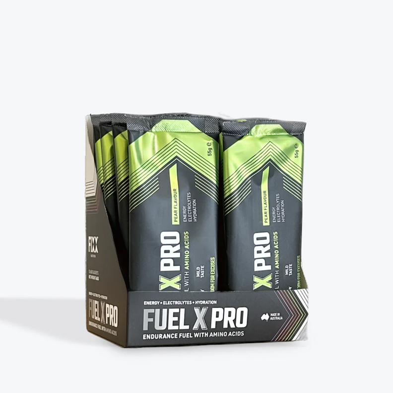 Fixx: Fuel X Pro + Amino Acids Sachets (12 x 55g Sachets)