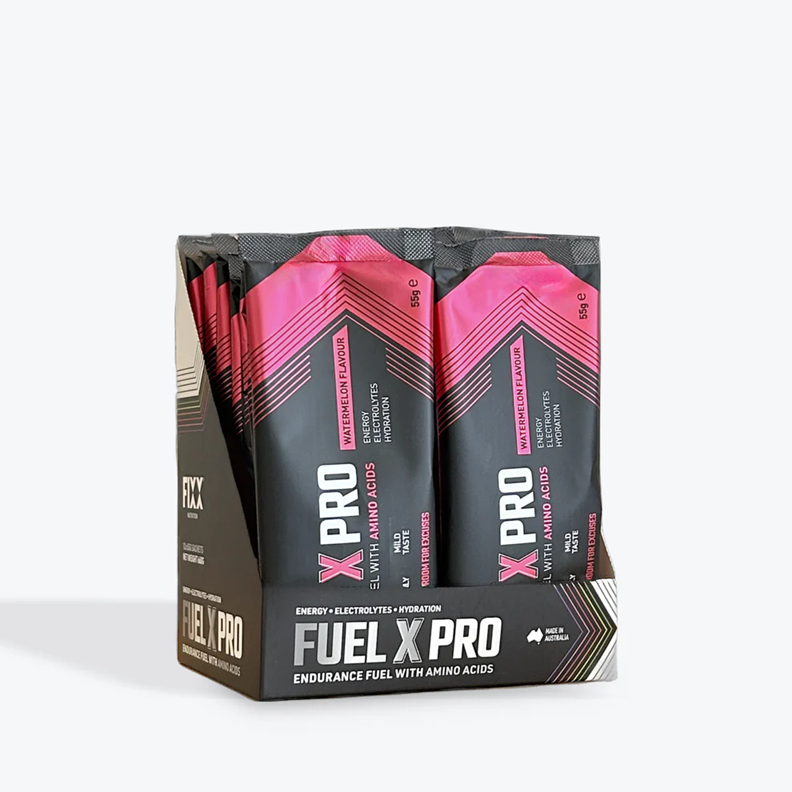 Fixx: Fuel X Pro + Amino Acids Sachets (12 x 55g Sachets)