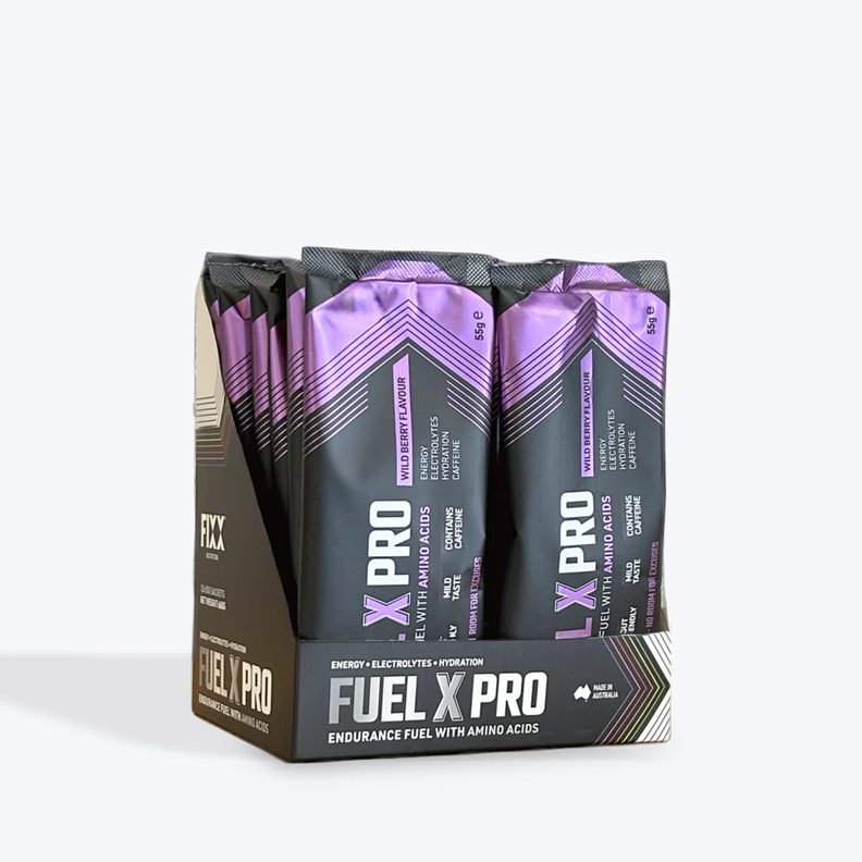 Fixx: Fuel X Pro + Amino Acids Sachets (12 x 55g Sachets)